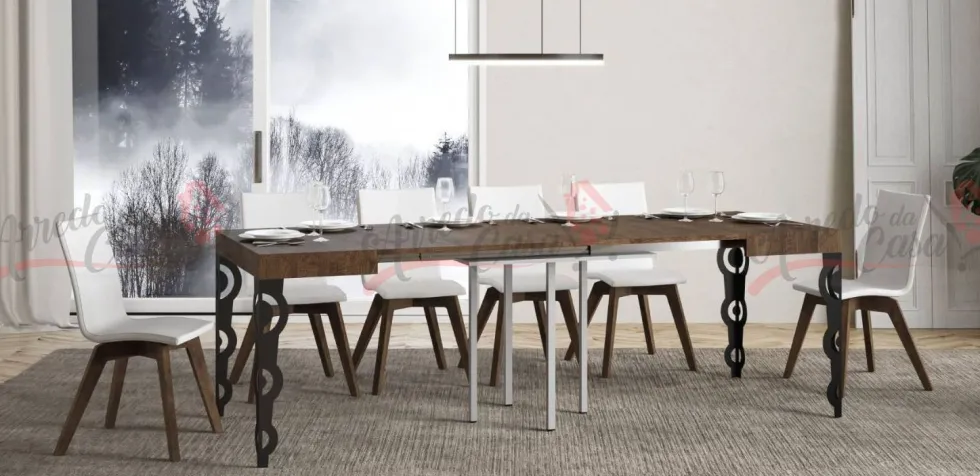 Tavolo allungabile 90x90 moderno KRM 90