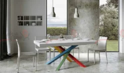 Tavolo allungabile 160x90 VLN MULTICOLOR 4B 160