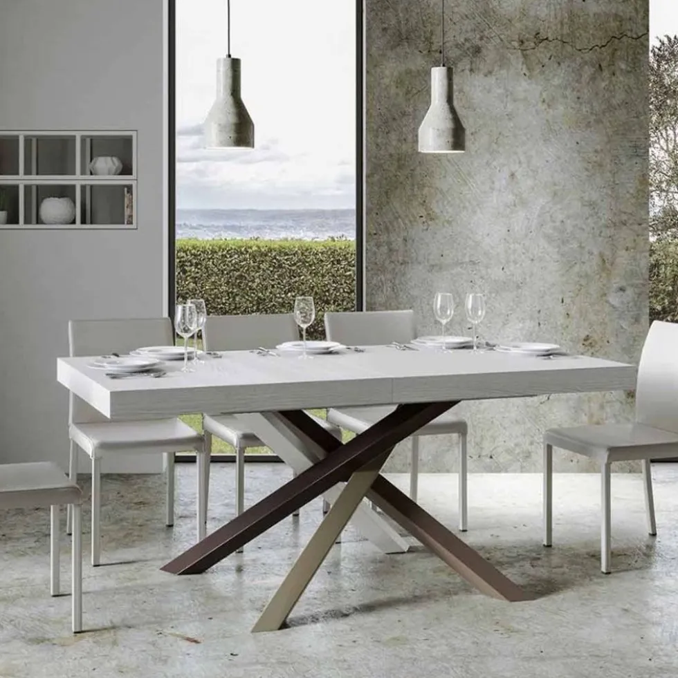 Tavolo allungabile 160x90 VLN MULTICOLOR 4C 160