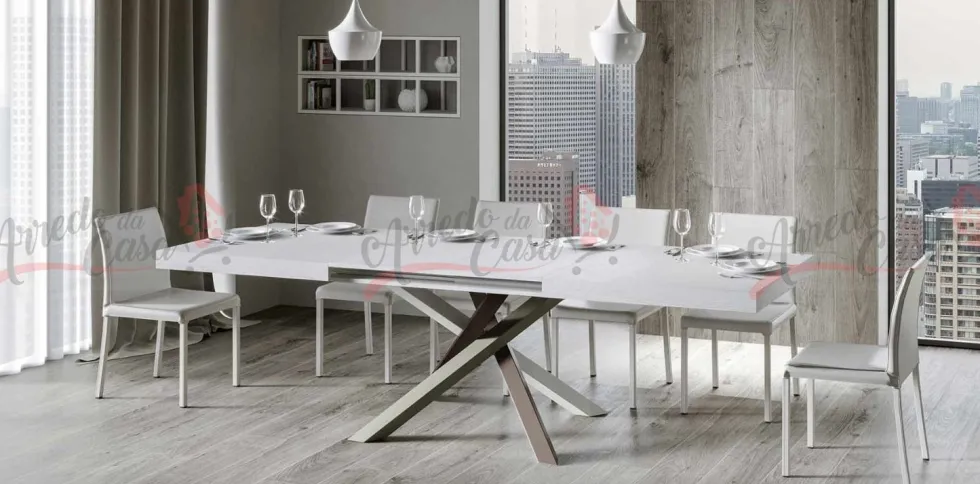 Tavolo allungabile 160x90 VLN MULTICOLOR 4C 160