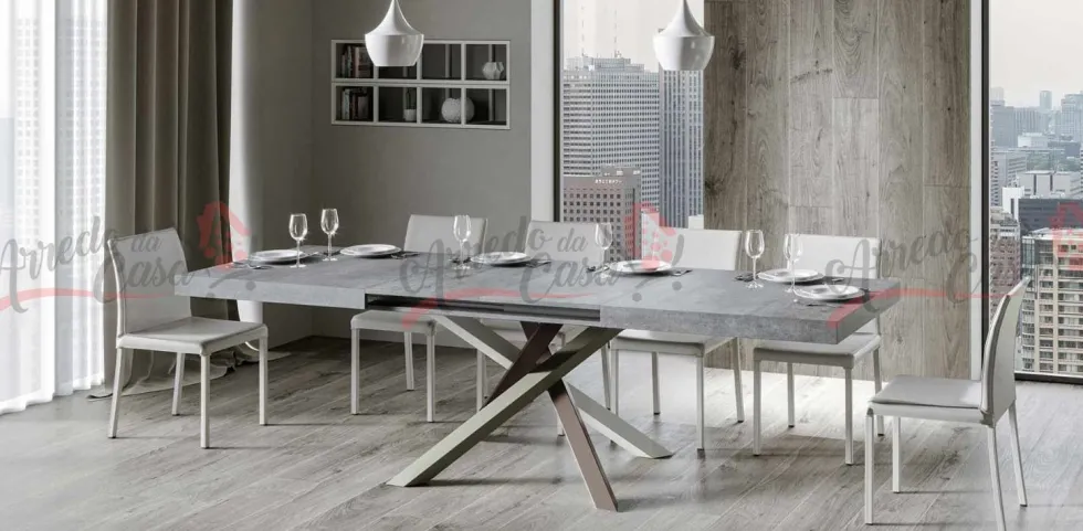 Tavolo allungabile 160x90 VLN MULTICOLOR 4C 160