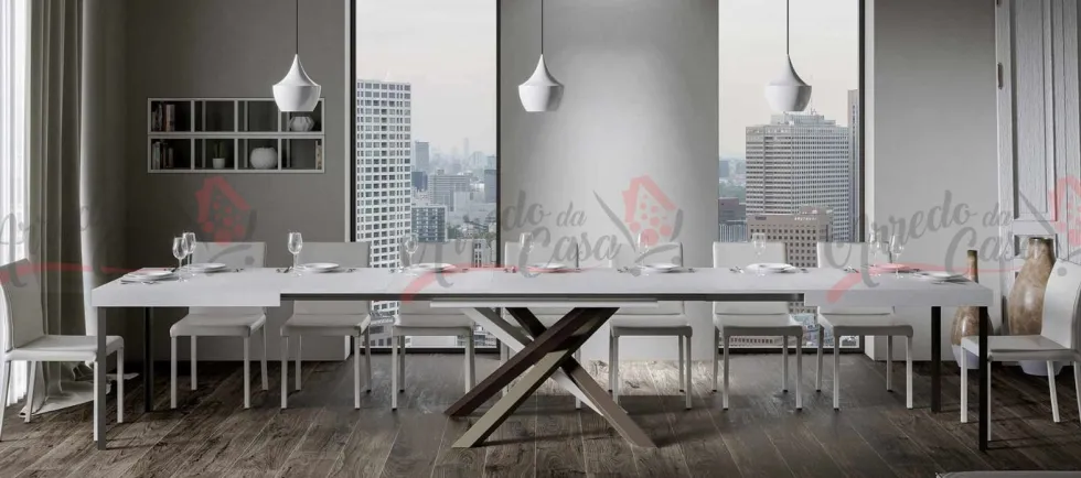 Tavolo allungabile 160x90 VLN MULTICOLOR 4C 160