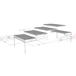 Tavolo da cucina allungabile 90x90 PXN 90