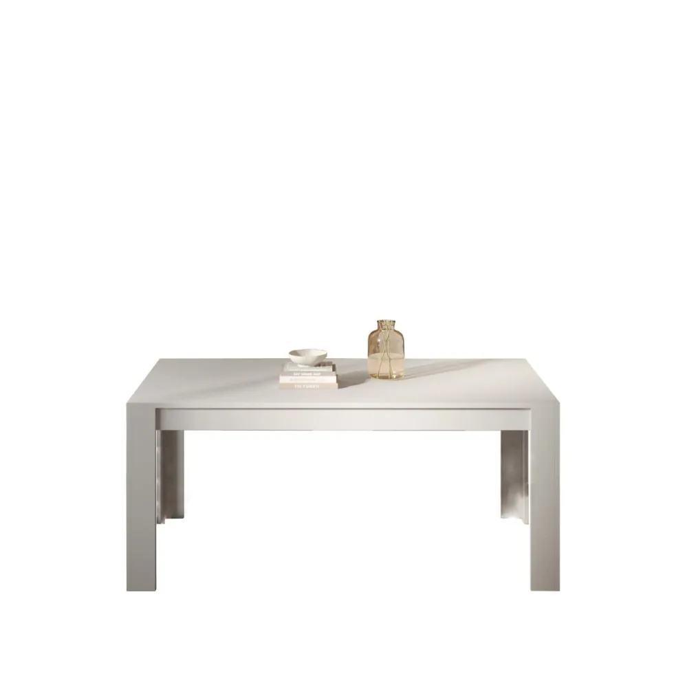 Tavolo da cucina allungabile 137x90 cm bianco opaco TCL23