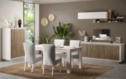 Tavolo da cucina allungabile 137x90 cm cashmere TCL23
