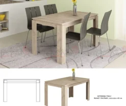 Tavolo da pranzo allungabile TG1