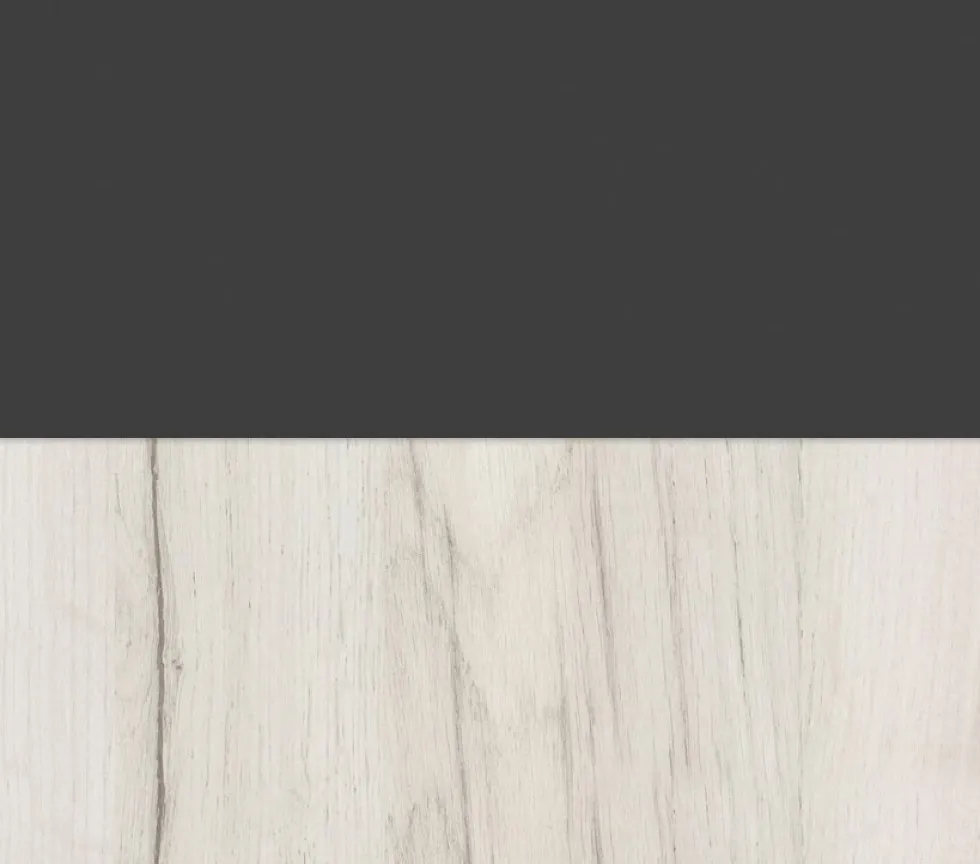 Tavolo da pranzo estensibile bicolore rovere bianco e antracite TG7