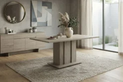 Tavolo da pranzo in legno rovere e sonoma TI3