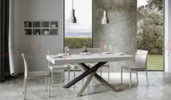 Tavolo moderno allungabile VLN MULTICOLOR 4C 180