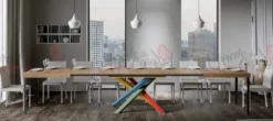 Tavolo moderno allungabile VLN MULTICOLOR 4B 130