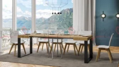 Tavolo quadrato allungabile 90X90 TCN 90