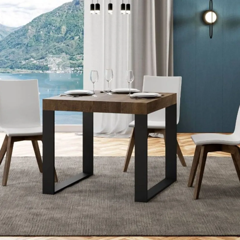 Tavolo quadrato allungabile 90X90 TCN 90