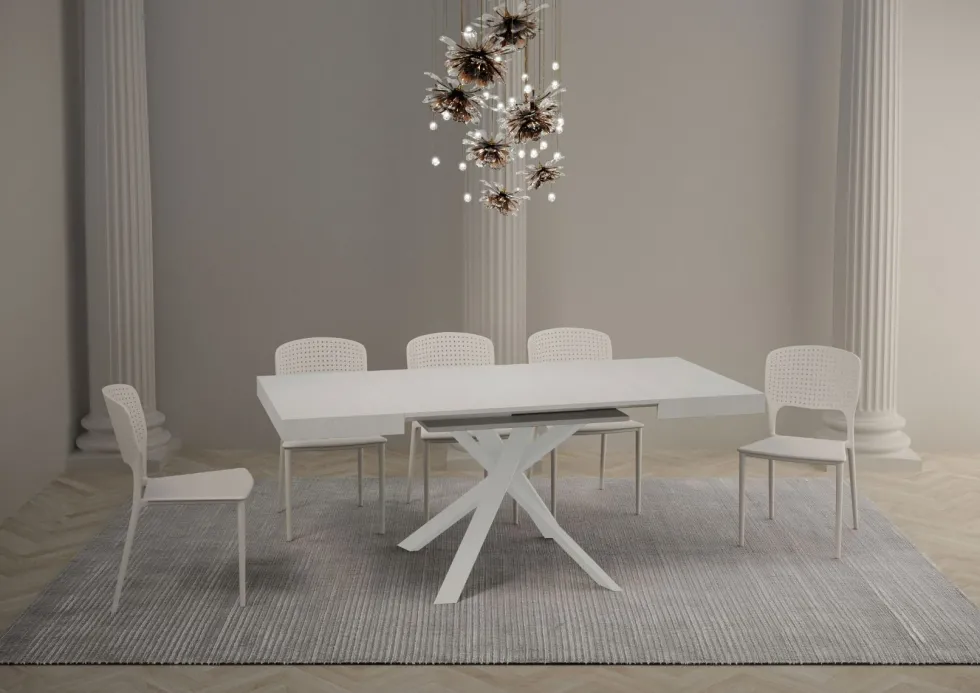 Tavolo quadrato allungabile 90x90 CLRK 90