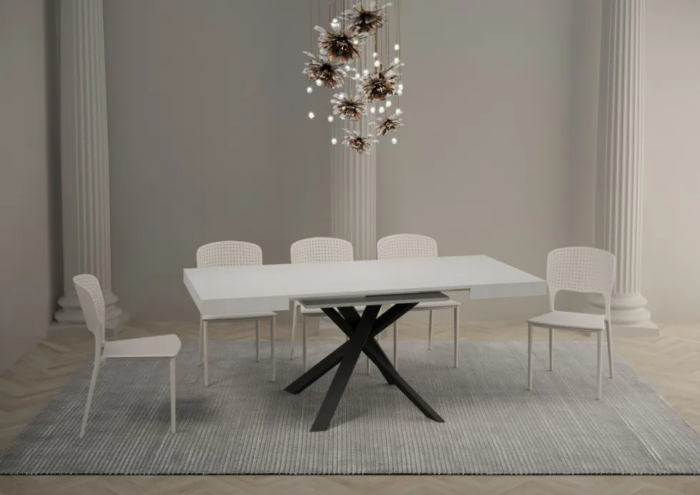 Tavolo quadrato allungabile 90x90 CLRK 90