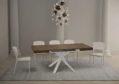 Tavolo quadrato allungabile 90x90 CLRK 90