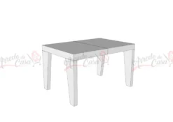 Tavolo rettangolare allungabile 160x90 SPB 160