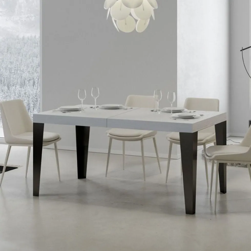 Tavolo soggiorno moderno allungabile 160 x 90 FLM 160