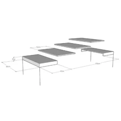 Tavolo 90x90 allungabile da cucina NX 90
