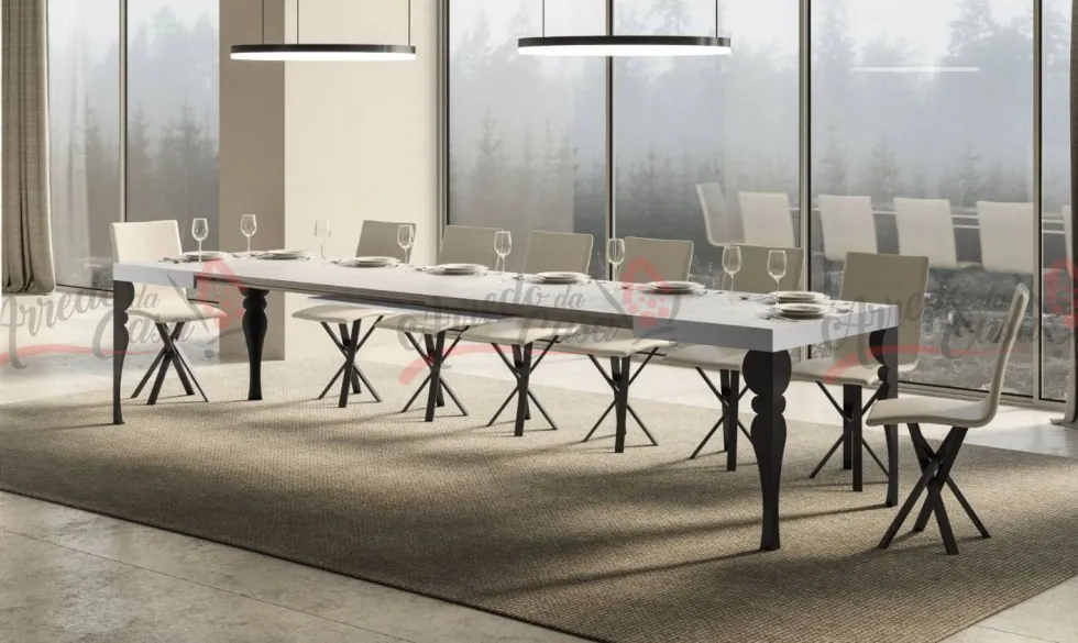 Tavolo 130x90 allungabile moderno PXN 130