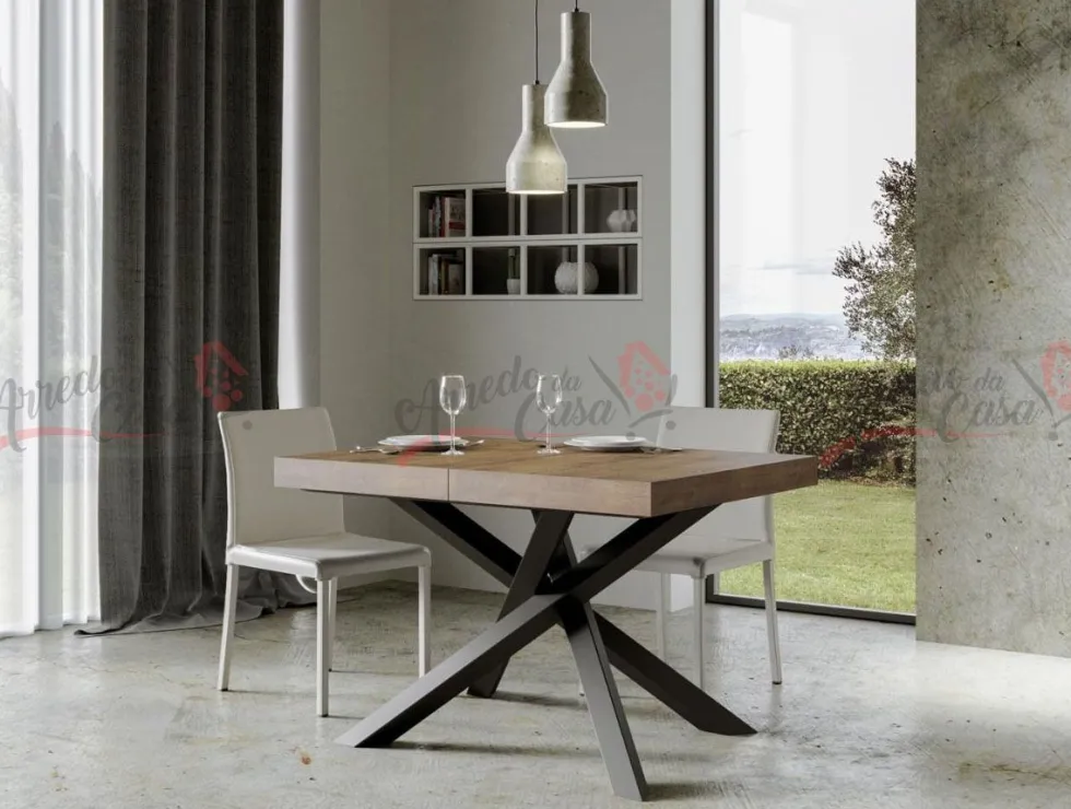 Tavolo 130x90 allungabile moderno VLN 130