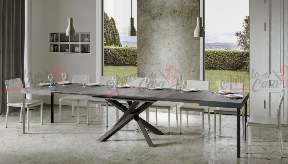 Tavolo 130x90 allungabile moderno VLN 130