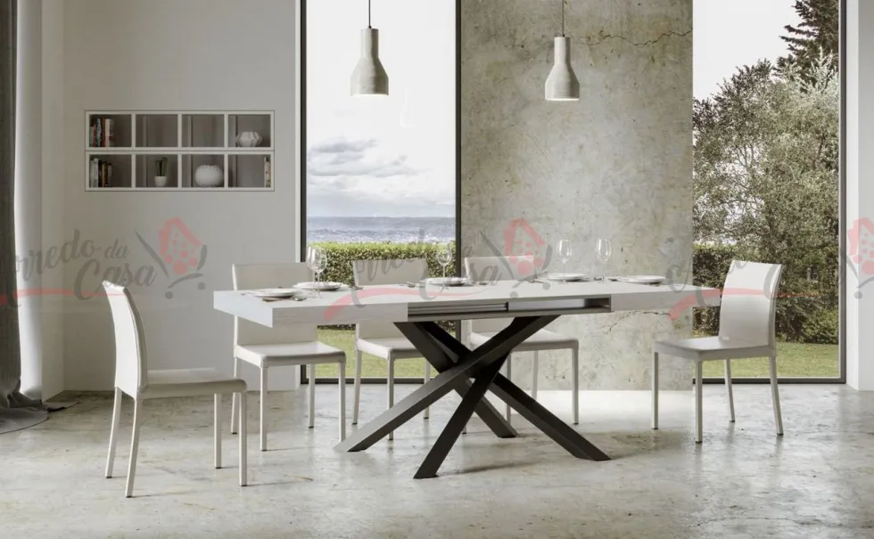 Tavolo 130x90 allungabile moderno VLN 130
