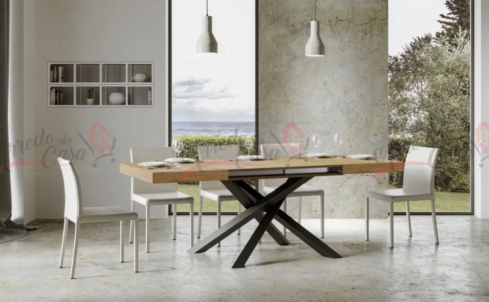 Tavolo 130x90 allungabile moderno VLN 130