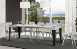 Tavolo 90x90 allungabile moderno FLM 90