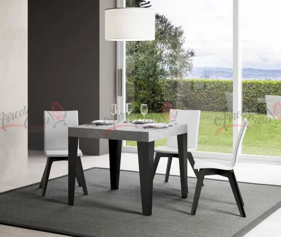Tavolo 90x90 allungabile moderno FLM 90