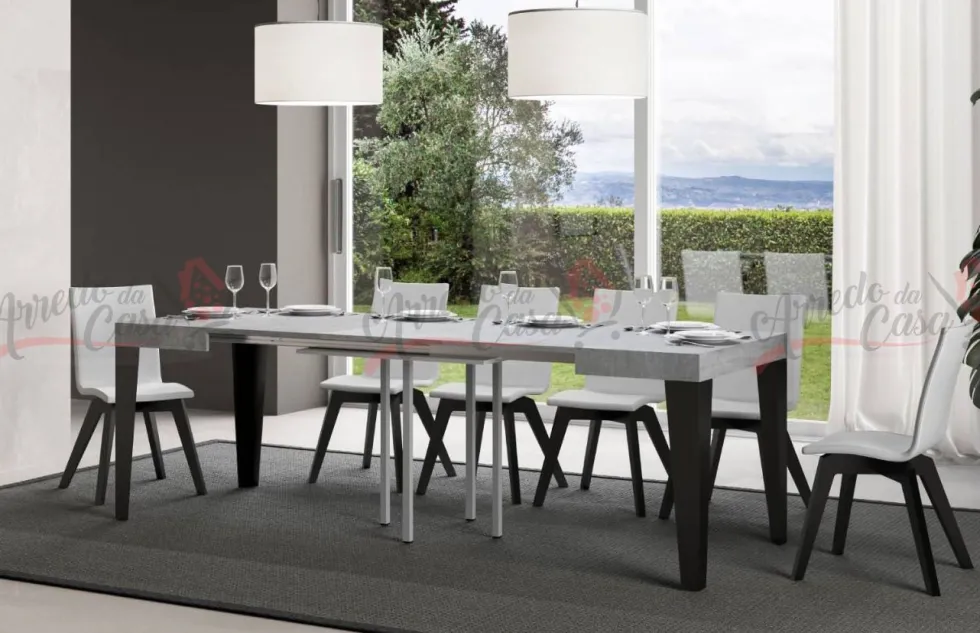 Tavolo 90x90 allungabile moderno FLM 90