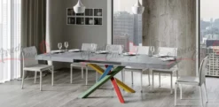 Tavolo 180x90 allungabile VLN MULTICOLOR 4B 180