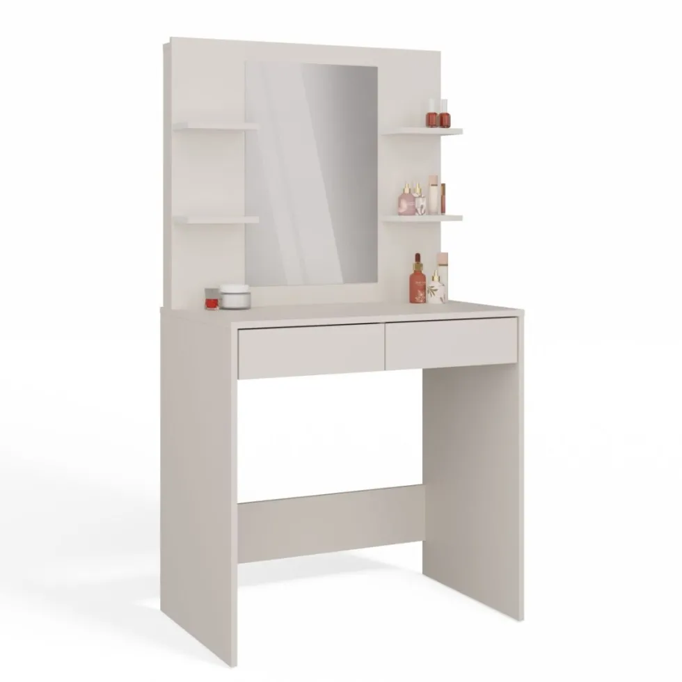 Toeletta da trucco moderna 81x150 cm beige cashmere TOT5