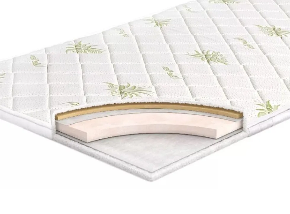 Topper per materasso Aloe Memory alto 5 cm TT1