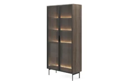 Vetrina alta moderna con cassetti push-pull e luce LED VLK13