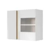 Vetrina sospesa 97x83 con LED bianco lucido VLK3