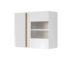 Vetrina sospesa 97x83 con LED bianco lucido VLK3