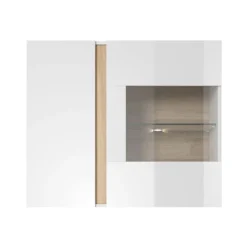 Vetrina sospesa 97x83 con LED bianco lucido VLK3
