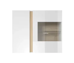 Vetrina sospesa 97x83 con LED bianco lucido VLK3