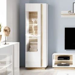 Vetrina 60X194 con LED bianco lucido VLK1
