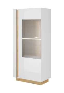 Vetrina 72x154 con LED bianco lucido VLK2