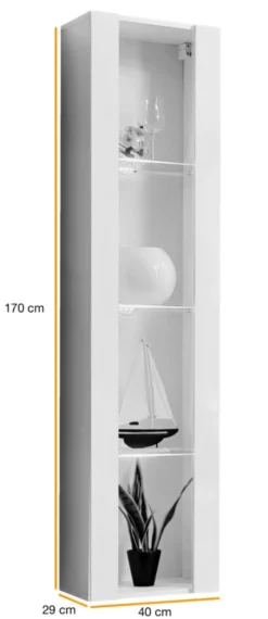 Vetrinetta sospesa moderna con led VP9